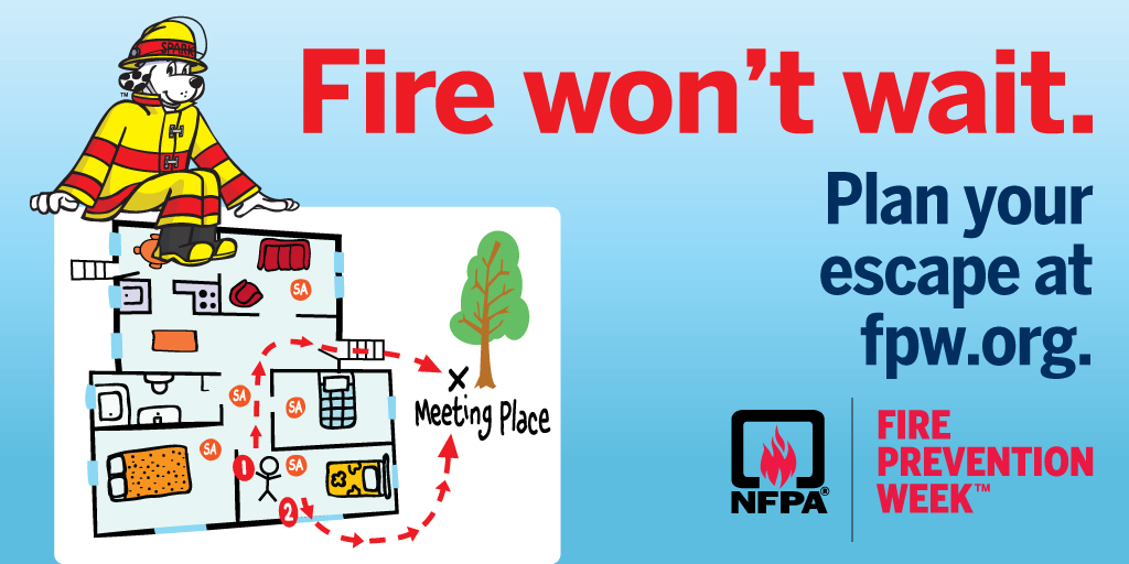 Fire Prevention Week graphic