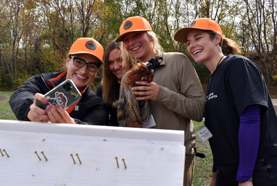 Lt. Gov. Peggy Flanagan's hunting party