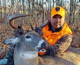 hunter with a nice deer