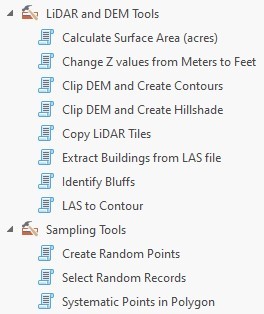 MN DNR Toolbox tools