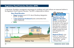 Page showing Regulatory Flood Protection Elevation definition