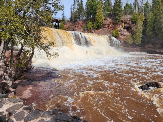 Picture of Gooseberry Falls on May 2, 2023