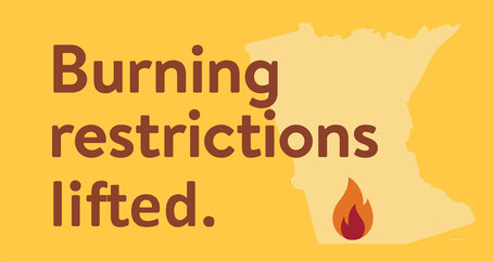 burning restrictions lifted