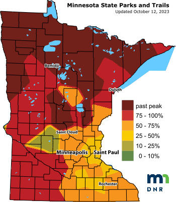 fall colors map 10.12.23