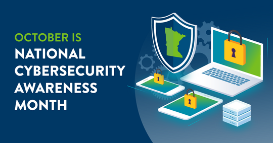 Cybersecurity Awareness Month graphic
