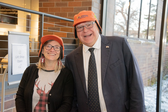 Minnesota Governor Tim Walz and DNR Commissioner Sarah Strommen