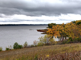 overlook at Lac qui Parle Lake