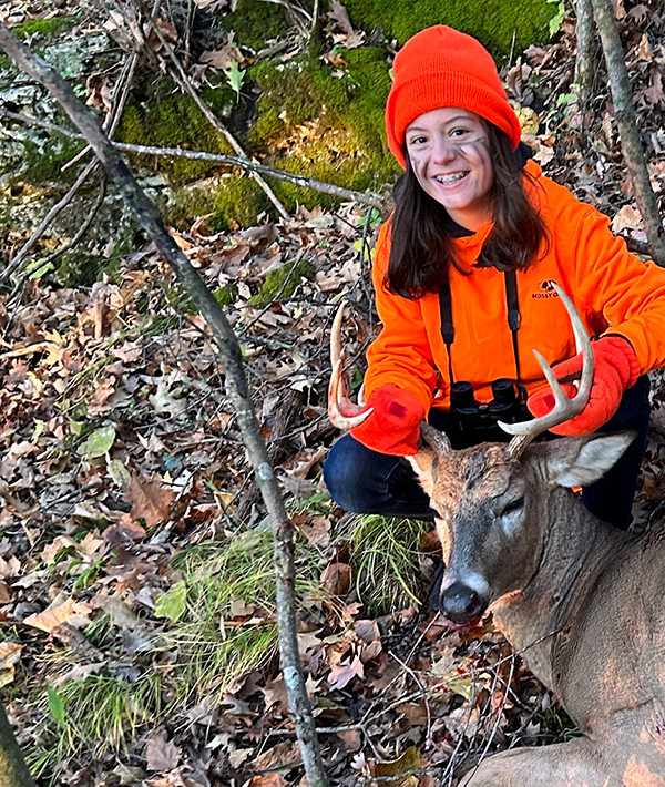 youth with deer the hunter harvested 