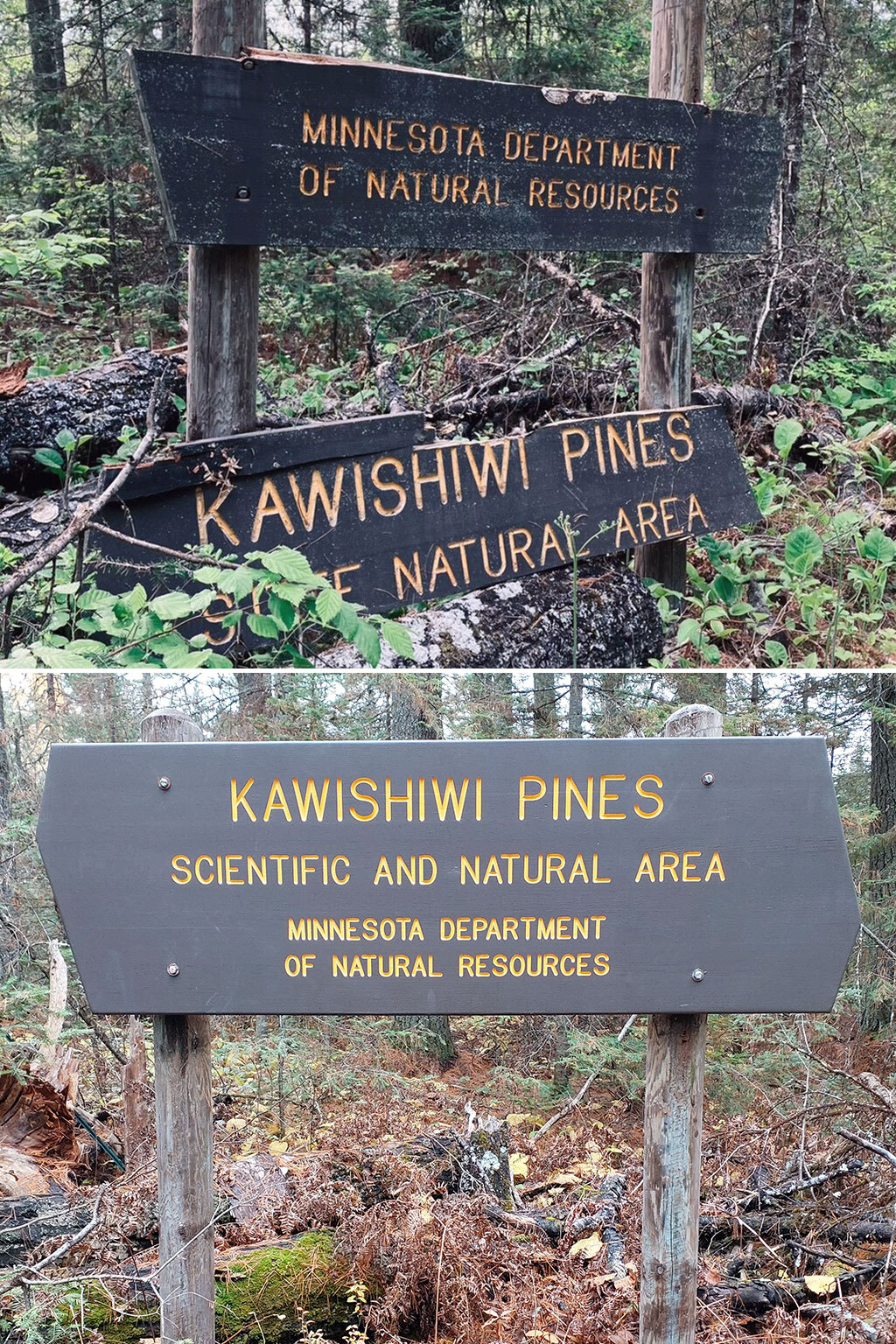 Kawishiwi Pines SNA sign