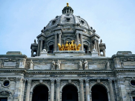 A stock photo of the Minnesota Capitol building