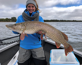 former northern pike record holder for catch-and-release