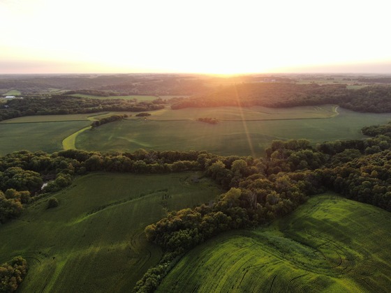 An aerial photo of the new WMA