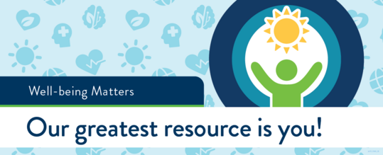 Wellbeing Intranet webpage