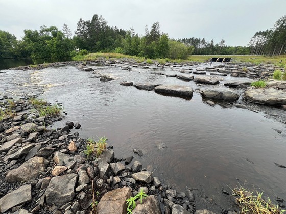 The Willow River rapids