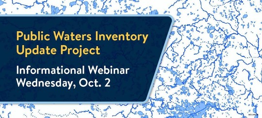 Banner for Public Water Inventory webinar