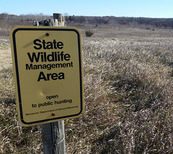 State Wildlife Management Area sign