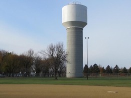 Typical water tower