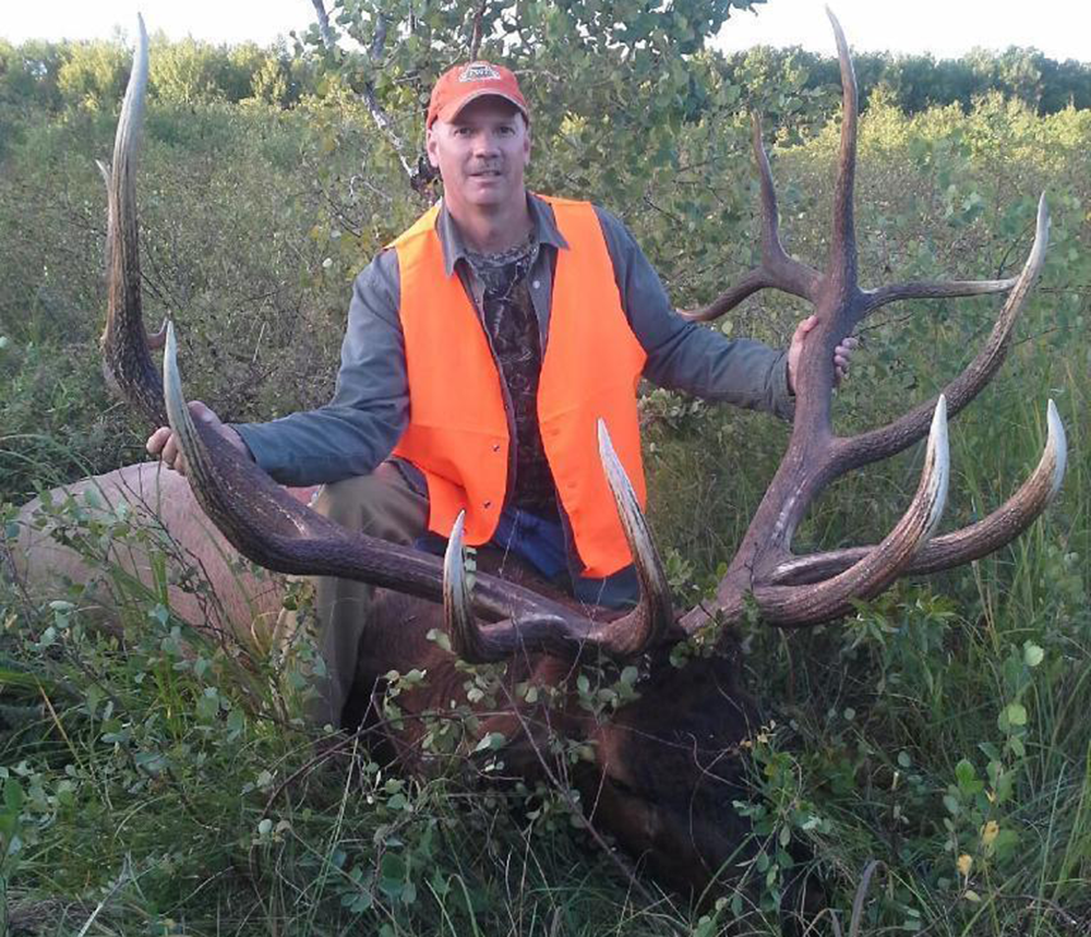 hunter with state record elk bull harvested a couple years ago