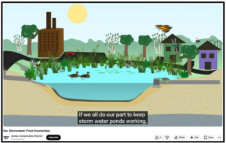 Clip of Our Stormwater Pond Connection video