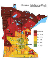 Fall Color Finder Map.