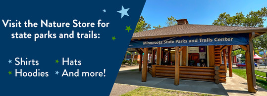 Visit the Nature Store for state parks and trails: shirts, hats, hoodies, and more!