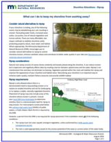 Riprap brochure first page