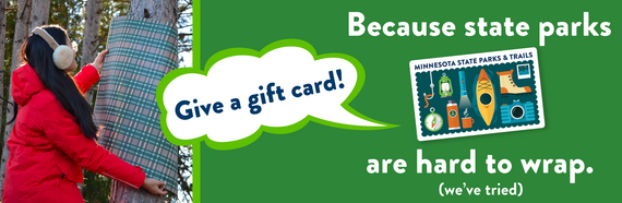 Give a gift card! Because state parks are hard to wrap. (we've tried)