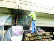 Decorative - Worker using a reinforcement cage