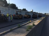 Resurfacing work along I-35W minneapolis to reoseville