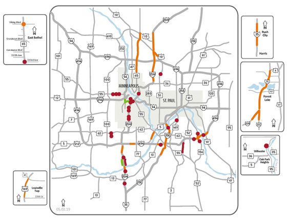 Weekend Traffic Impacts For May 3 5