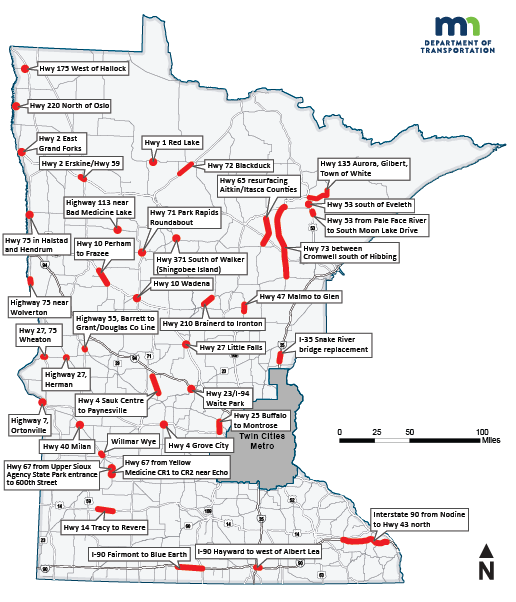 Statewide weekend traffic impacts