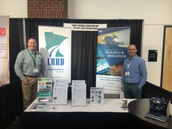 John and Thomas at the LRRB booth at the Minnesota Transportation Conference