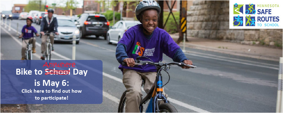 Bike to Anywhere Day is May 6th - Click Here to Find out How to Participate!