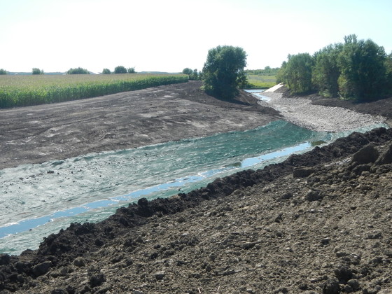Red Lake Watershed diversion channel