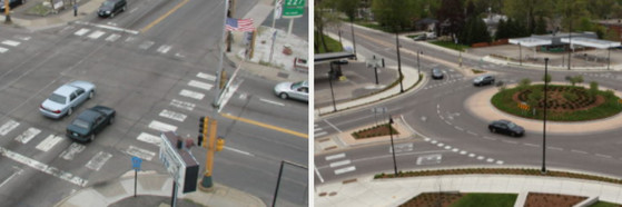 City of Richfield before and after photo at 66th and Portland