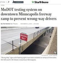 Screenshot Star Tribune Wrong Way Driver Detection