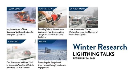 Winter Research Lightning Talks