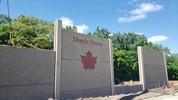 Noise wall in Maple Grove
