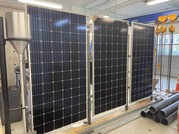 Prototype of a PV noise barrier system using 8-by-4-foot solar panels