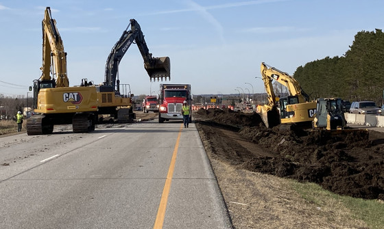 Work began May 3 at 197th Ave and Hwy 169