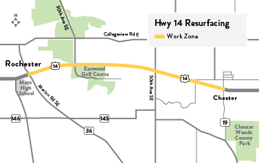 Hwy 14 project map