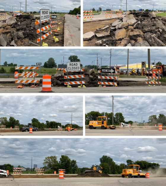 Hwy 14 median removal