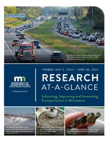 MnDOT Research & Innovation Annual Report Cover