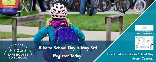 bike to school day is may 3