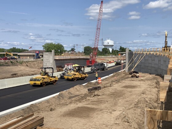 Paving operations at School St.