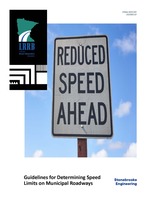 Guidelines for Determining Speed Limits on Municipal Roadways
