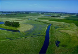 Photo of rural drainage ditches