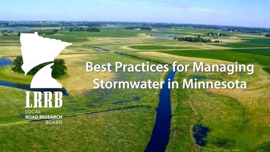Drainage 101 title slide with rural area with stormwater ponds in background