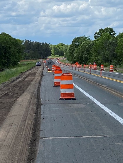 Progress picture at Timber Trails