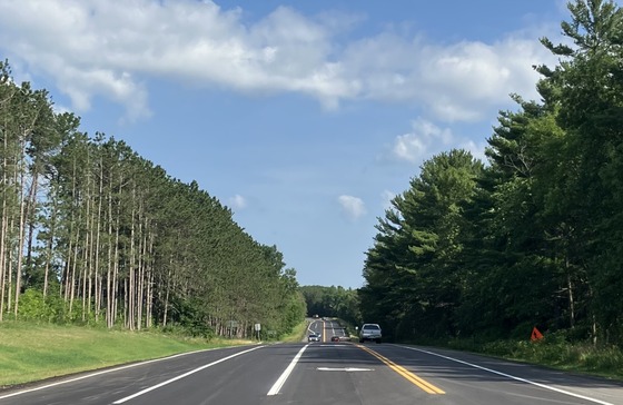 New left turn lane